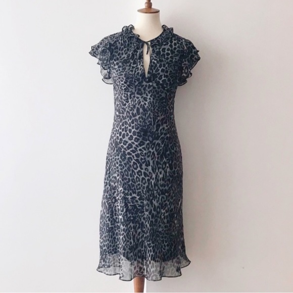 Diane Von Furstenberg Dresses & Skirts - NWOT: diane von furstenberg silk leopard dress